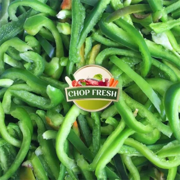 Capsicum Julienne Cut 250gm (Shimla Mirch) Chopfresh