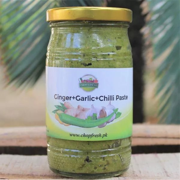 Ginger, Garlic & Chilli Paste 250gm