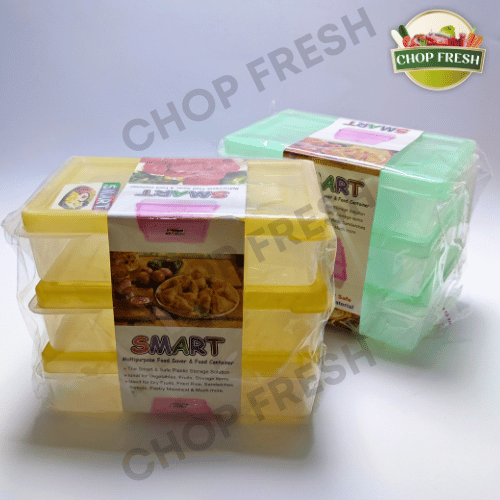 Smart Multipurpose Food Container (Small) - Pack of 3