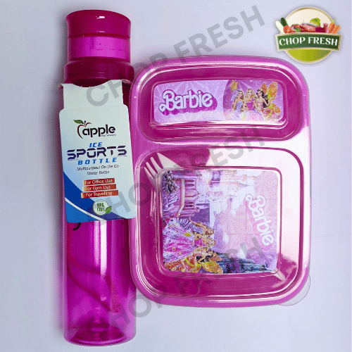 Barbie School Lunch Box with Water Bottle