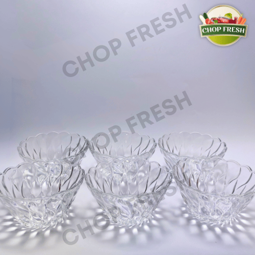 Omroc Florence Glass Bowl Set - 6 Pcs