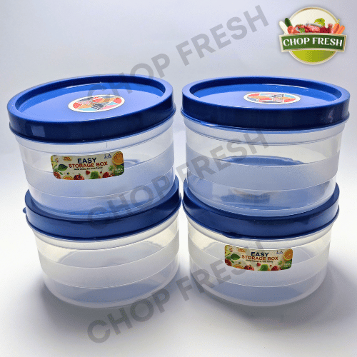Plastic Bowl Set with Lid (Small) - Pack of 4