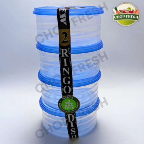 Plastic Bowl Set with Lid (Small) - Pack of 4