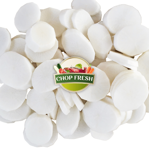 Radish White Sliced 500gm (Mooli)