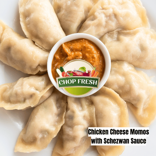 Momos Chicken Cheese (8-Pcs)