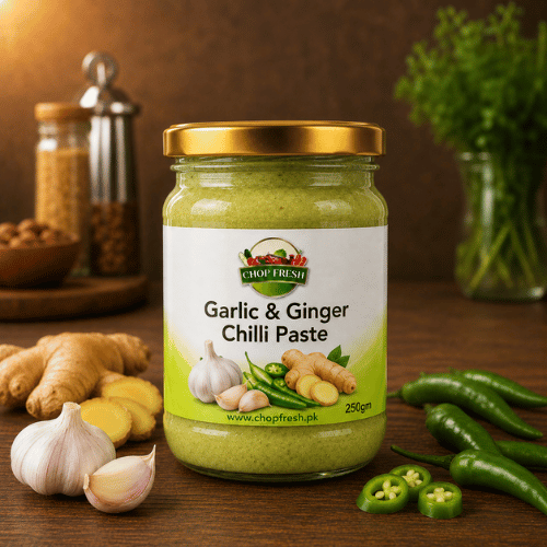 Ginger, Garlic & Chilli Paste 250gm