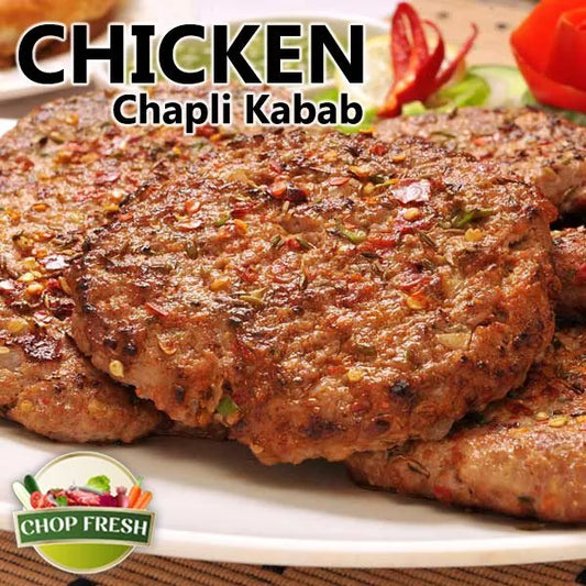 Chicken Chapli Kabab 6-Pcs