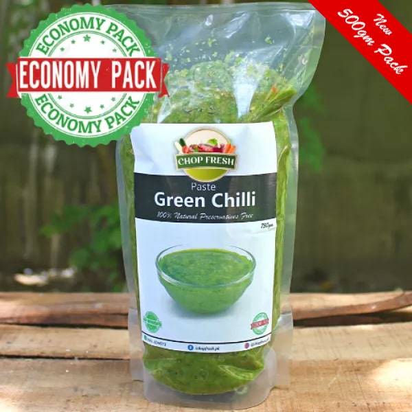 Green Chilli Paste 500gm