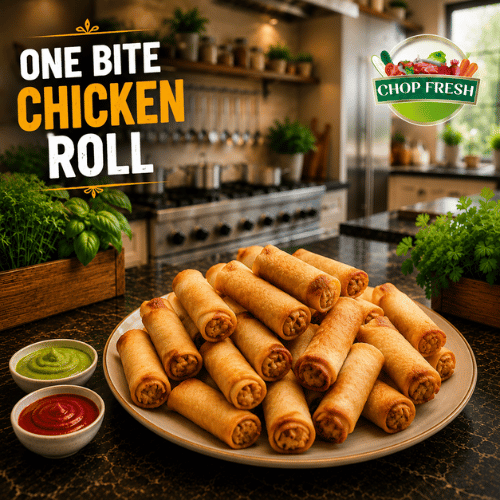 One Bite CHICKEN Roll 24-Pcs
