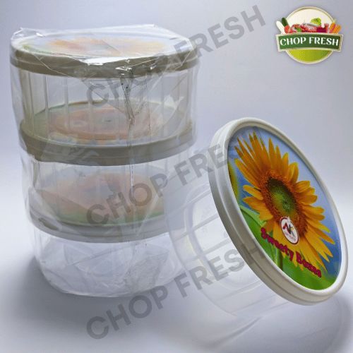 Airtight Food Container (Medium) - Pack of 3