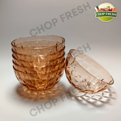 Acrylic Bowl Set - 6 Pcs