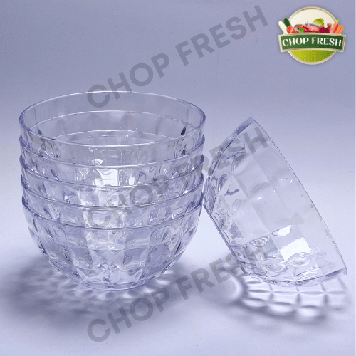 Acrylic Bowl Set - 6 Pcs