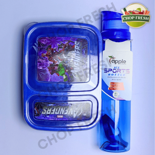 Avengers School Lunch Box with Water Bottle
