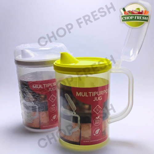 Airtight Plastic Oil Jug 1 Litre