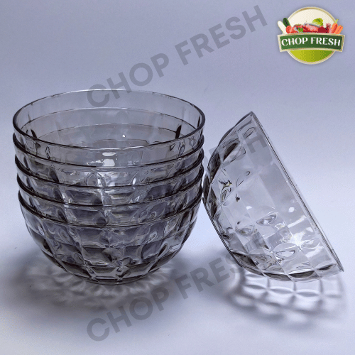 Acrylic Bowl Set - 6 Pcs