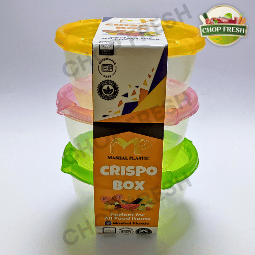Crispo Box Food Container 500ml - Pack of 3