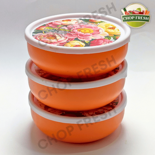 Food Storage Bowl Set with Lid (Small) - Pack of 3