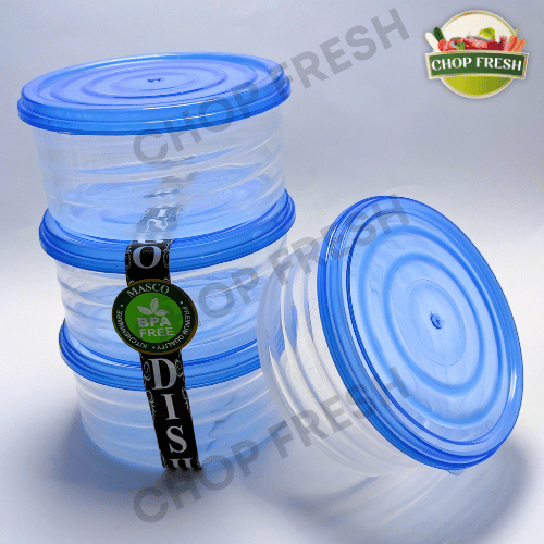 Plastic Bowl Set with Lid (Small) - Pack of 4