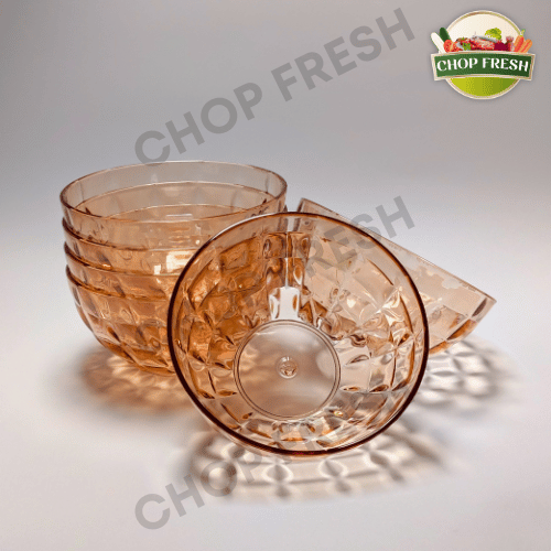Acrylic Bowl Set - 6 Pcs