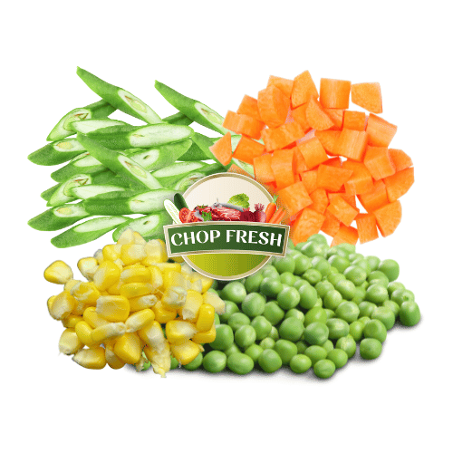 French Beans, Corn, Peas & Carrot Mix (500gm)